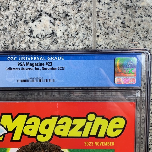 Patrick Mahomes PSA Magazine Nov 2023 CGC Grade Full Size High Quality KC Chiefs - Picture 3 of 9